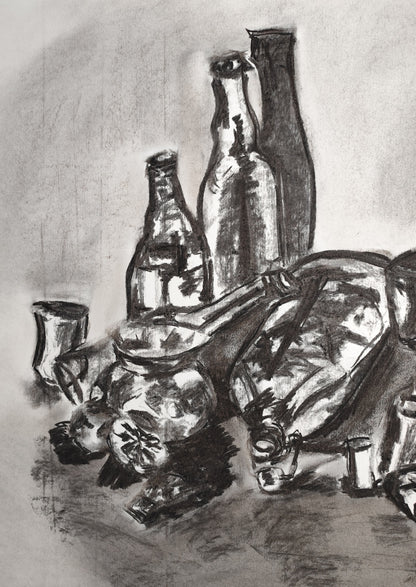 La rebeldía de los objetos — Bodegón nº −(2n + 1), n → ∞