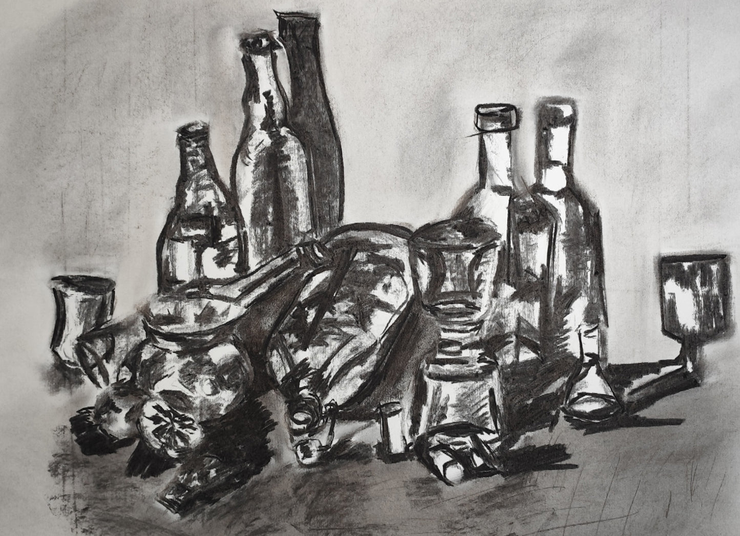 La rebeldía de los objetos — Bodegón nº −(2n + 1), n → ∞