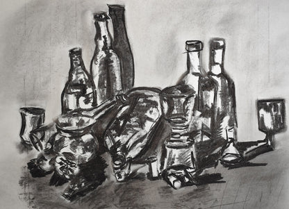 La rebeldía de los objetos — Bodegón nº −(2n + 1), n → ∞