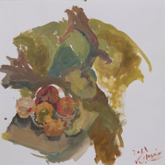 Manzana con cabeza de ciervo 01