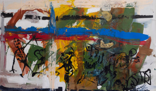 Woman sitting with death