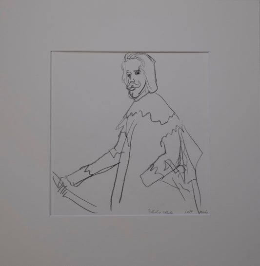 Estudio de retrato de Felipe IV