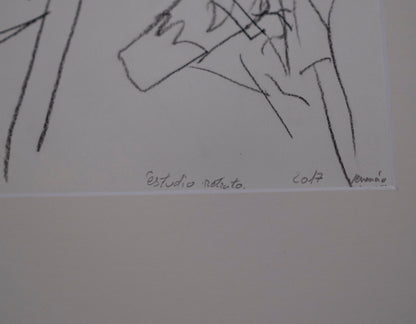 Estudio de retrato de Felipe IV