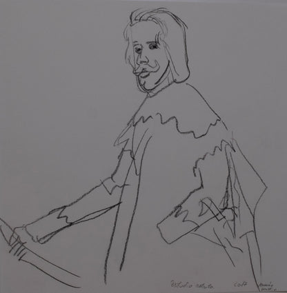 Estudio de retrato de Felipe IV