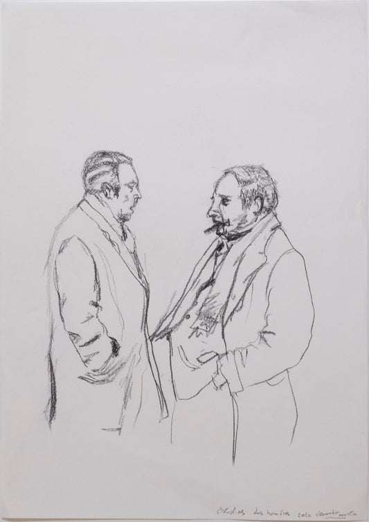 Retrato de dos hombres