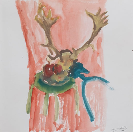 Manzanas con cabeza ciervo