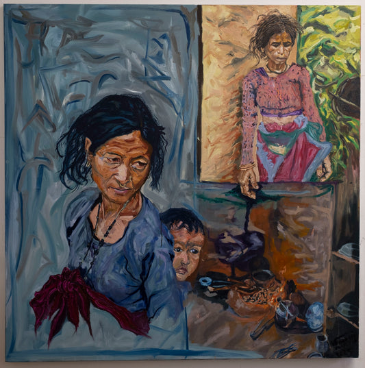 women with child from Nepal