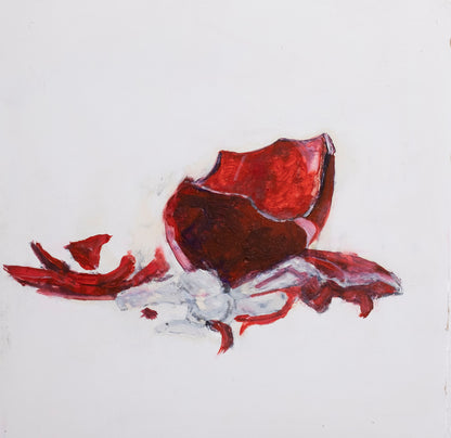 Broken glass from the old glass factory in Rangún 01